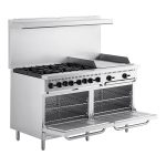 Cocina con Horno y Plancha de 6 Quemadores E60-G24-L de 60" - Image 3