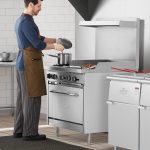 Cocina con Horno y Plancha de 2 Quemadores E36-G24-L de 36" - Image 2