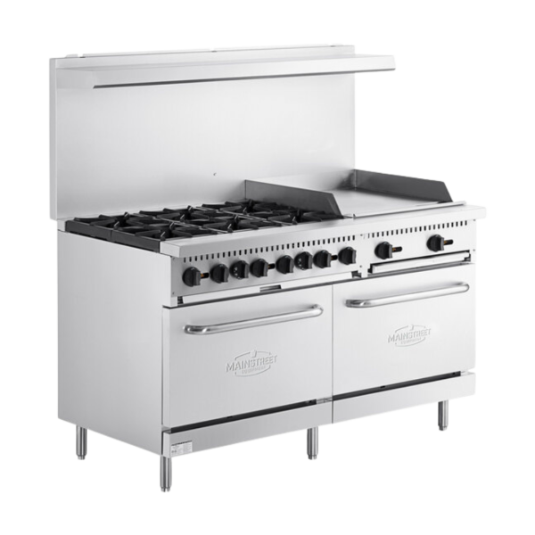 Cocina con Horno y Plancha de 6 Quemadores E60-G24-L de 60"