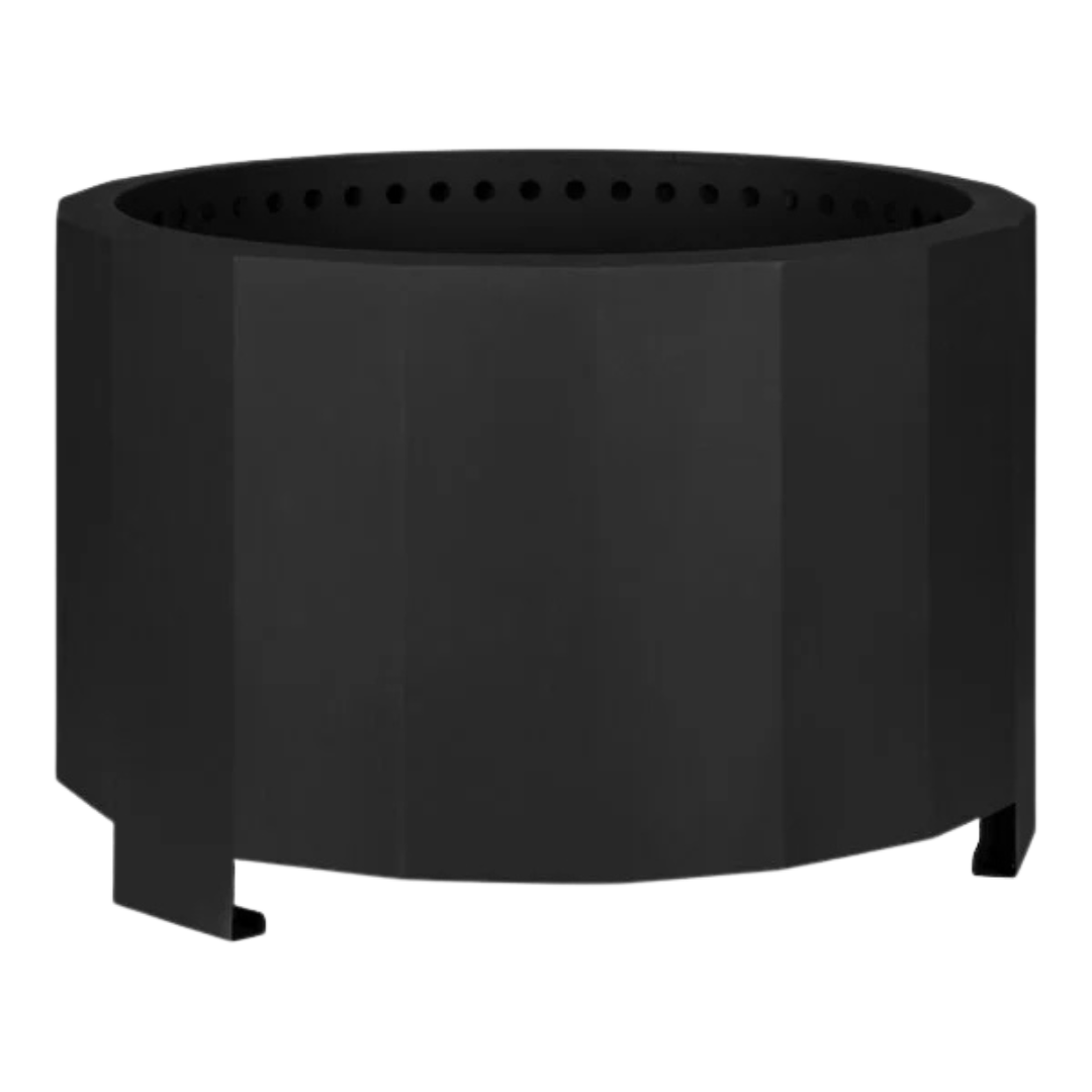 Flash Furniture Titus 27" Fogata portátil sin humo de acero negro