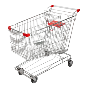 Carrito de compras de supermercado Regency - 8.5 pies cúbicos