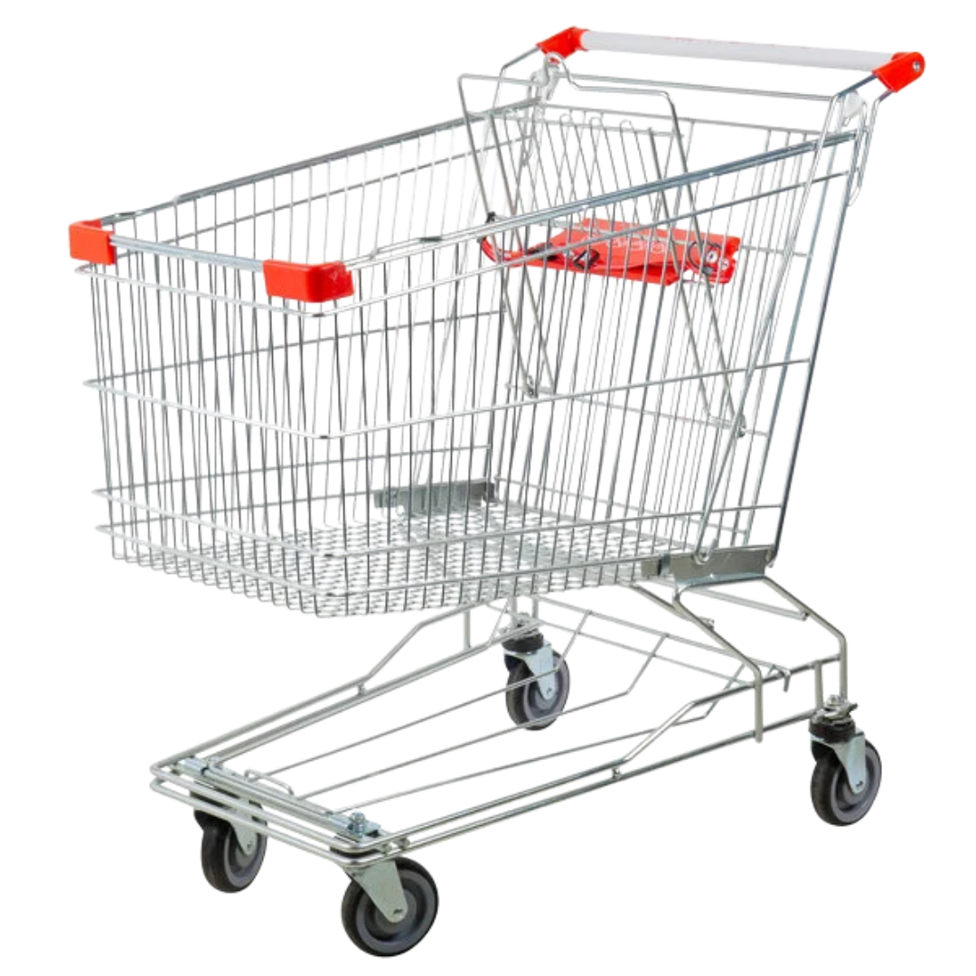 Carrito de compras de supermercado Regency - 6.3 pies cúbicos