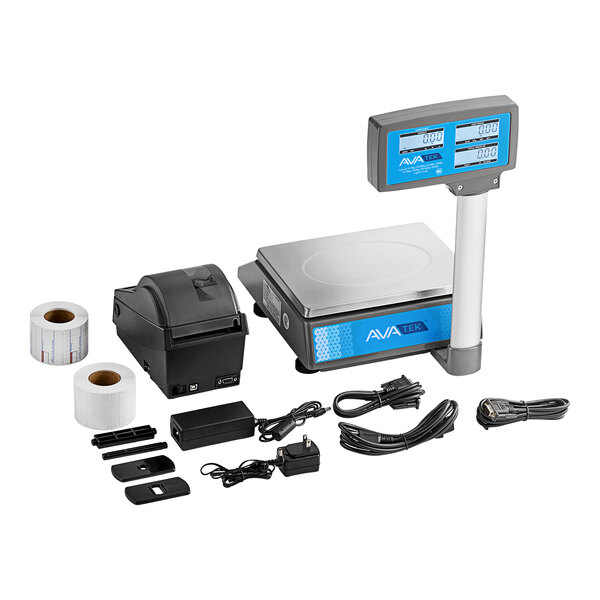 Balanza Digital Cáculo Precio AvaTek PCS60TK con Torre y 60 lb - Image 2