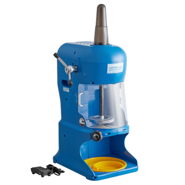 Ice Shaver en Bloque Carnival King IBS250 con Pedal