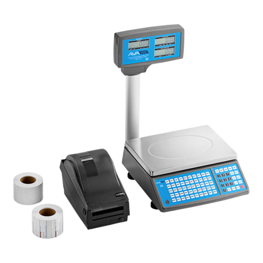 Balanza Digital Cáculo Precio AvaTek PCS60TK con Torre y 60 lb