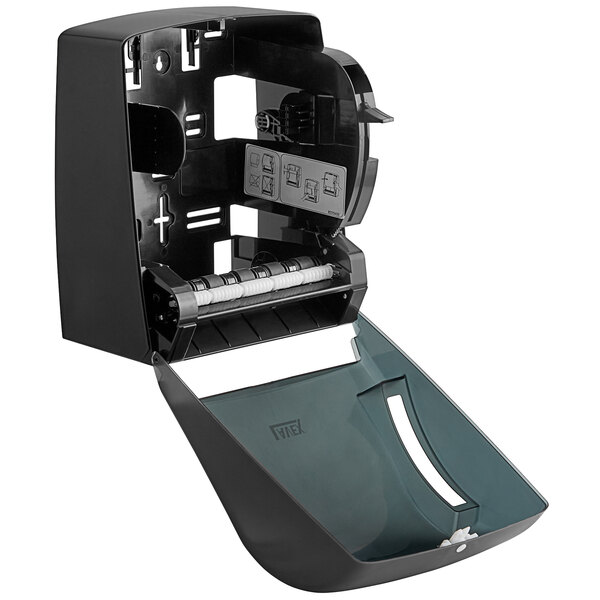 Dispensador de Toallas en Rollo Lavex con Palanca (Negro Translúcido) - Image 4