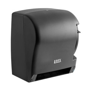 Dispensador de Toallas en Rollo Lavex con Palanca (Negro Translúcido)