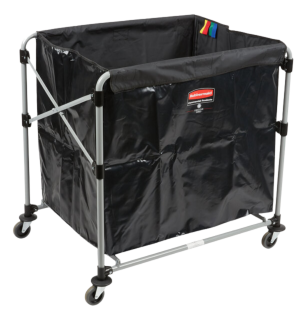 Carro de Lavandería Plegable en X Rubbermaid® 1881750 (8 Bushels)