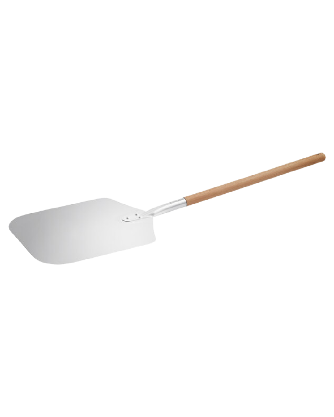 Choice 12" x 14" Aluminum Pizza Peel with 22" Wooden Handle